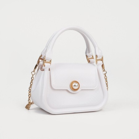 Baby bag on magnet, white color