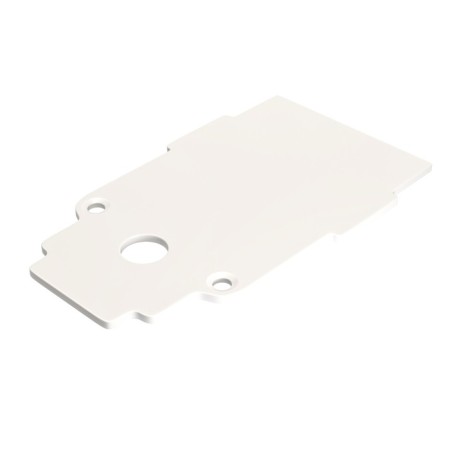 The end fan for the built-in track system Technical TRA004EC-22W, 4.5x0.2x7.5 cm, white color