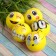 The ball "Smiles", soft, 6.3 cm, MIX color