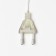 LED figure "Penguin" 35 × 70 × 35 cm, metal, textiles, 220 V, glow of white