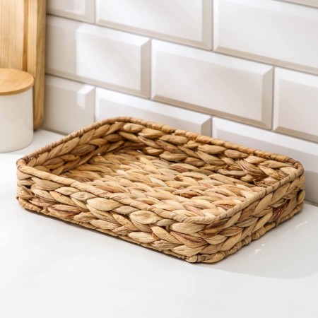 Basket for serving the shade "Kamysh", 28 × 20 × 5 cm, from straw