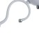 Emma chandelier 2he27 40W white 51x12x25cm Bayerlux