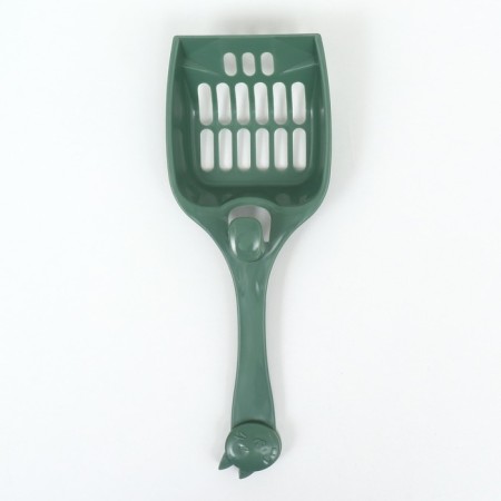 Toilet with a triangular side 47 x 41 x 19.5 cm, green-9