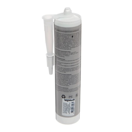 Sealant Mastersil 881, silicone, for aquariums, black, 310 ml-1
