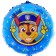 Air "Gonchik" ball, 18 inch, foil, puppy patrol