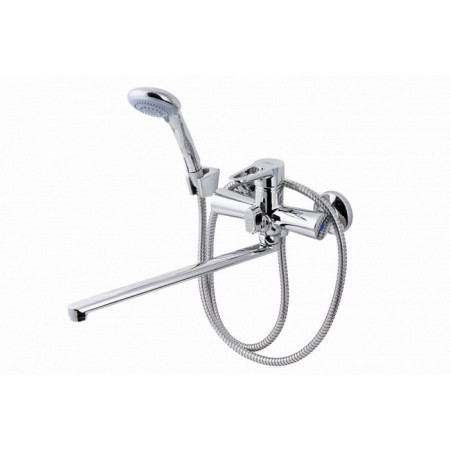 FAUZT FZS-240-B100 bath mixer, single-leaf, pour 330 mm, watering can, chrome