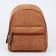School textile backpack, 22x24x12 cm, beige color