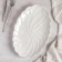 Ceramic "Chamomile" dish, 32 × 20 × 3 cm, white color