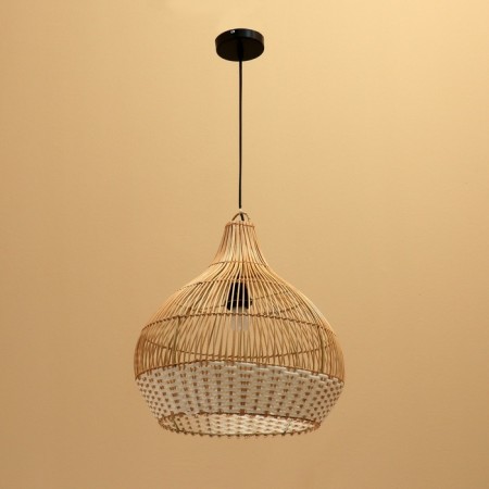 Ceiling Lamp from the rattan "Lukman" 1x120W, E27, 40x40x40 cm-1
