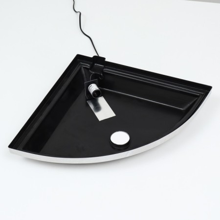 Aquarium "Sector" corner with a lid, 40 liters, 40 x 40 x 36/41.5 cm, bleached oak-6