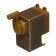 Mechanical sharpener with container classic gold