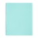 A notebook of 80 sheets in a cage on the crest of canvas, plastic cover, offset block, turquoise