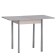 Lomber mini table 500/1000x590x750 Metaliki gray/ash shimo shimo light