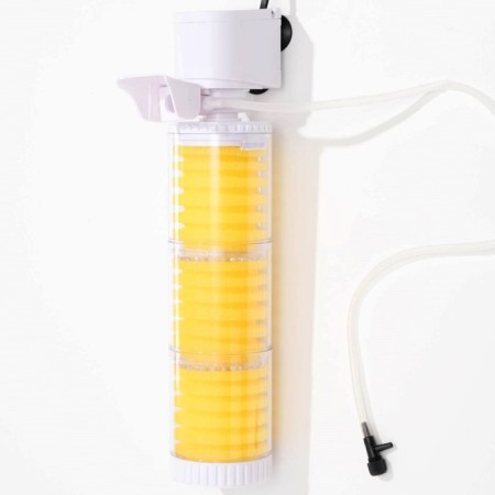Internal filter Jingye JY-8400F, three-section, 1000 l/h, 25 watts