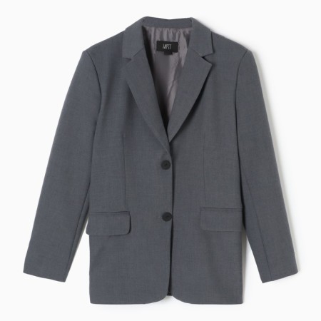Women's jacket with buttons on the back MIST, R.L-XL, graphite-4