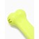 Chewing toy "Tasty bone" with holes for treats, TPR, 11 cm, salad