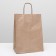 Craft package without printing, round handle 26 x 15 x 35 cm, set 10 pcs