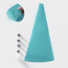 Confectionery set, 6 items: adapter, bag, 4 nozzles 1.7 × 3 cm
