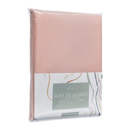 Sheet, size 180x230 cm, pink color-1