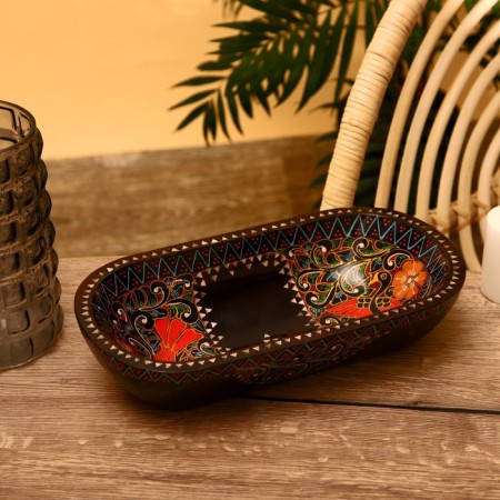 Style Glomok dish wood 33x17x7 cm
