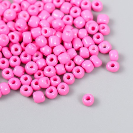 6/0 round beads in the bottle "Pink coral" 20 g-1