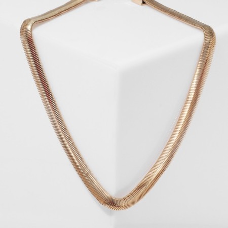 Necklace "chain" stereo, single, color gold, 40 cm
