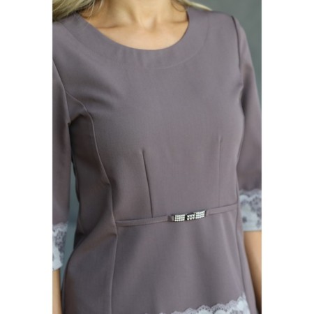 Female suit, size 42, lilac color-2