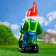 Garden figure "Dwarf with a watering can" large 75x39x32cm