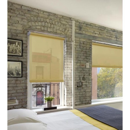 Rolled curtain 60 x175 cm "Plain", beige color-4