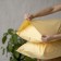 Set of pillowcases "era", size 50x70 cm, yellow color, 2 pcs