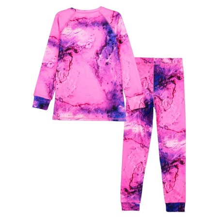 Thermal complex for girls: trousers, sweatshirt, height 164 cm-6