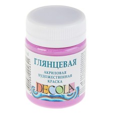 Acrylic glossy paint 50 ml, ZHK Decola, Lilac, 2928616