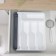 Sliding tray, white/anthracite color