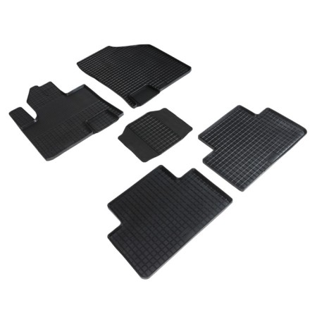Rubber “grid” rugs in the jac S7 salon 2020-N.V.