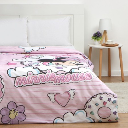 Crystick "Minnie Mouse" with a unicorn, 143*215 cm, 100 % cotton, Poplin