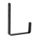 Holder wall, universal, 160x130x60x20, black color