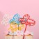 Topper "Happy Birthday, with patterns" 13 × 9 cm, color mix, give beautifully