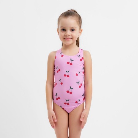 Children's swimsuit KAFTAN "Cherry", height 110-116 cm, pink