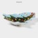 Glass Serving shares "Christmas tree with gifts", 17.5 × 18 cm