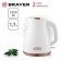 Electric kettle Brayer 1057br-Wh, plastic, 1.7 l, 2200 watts, auto shutdown, white