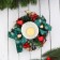 Grand Candle Candle with berries and cones 16 cm, dot d-6.5 cm