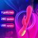 Joyhyper vibrator, with stimulation of the clit G, pink