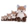 Soft toy Nici "Snow Fox Nordin", 20 cm