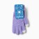Female gloves, purple color, rr 7-8