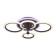 LED ceiling LED with Ambrella Light, Original, Fa526, 4XLED, 81 W, 6075LUM, 3000-6400K, Coffee color.