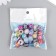 Beads for creativity plastic "Balls Colorful stains" set of 20 g 1x1.2x1.2 cm