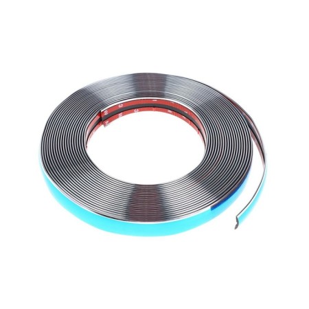 Profile decorative flexible Torso, chrome, 25 mm, roll 13 m-4