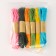 Rafia "Palma", length 1pc. - 10 m., Set 6 pcs., Mix color