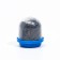 Bahilis "Economy", in capsules with a blue lid, black, 130 x 400 mm, 20 μm, 2.4 g