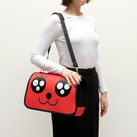 Bag - Animal Carriage "Funny Beetle", Red, Size S, 37.5 x 17 x 22 cm 477761-8